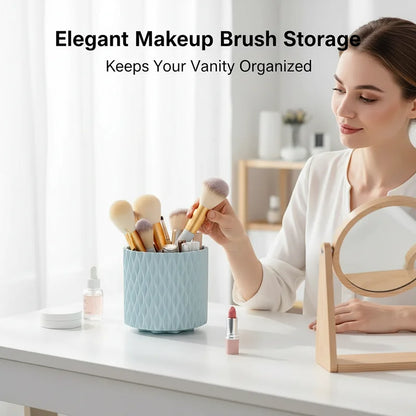 Multi-functional cosmetic storage organizer for desktop and bathroom