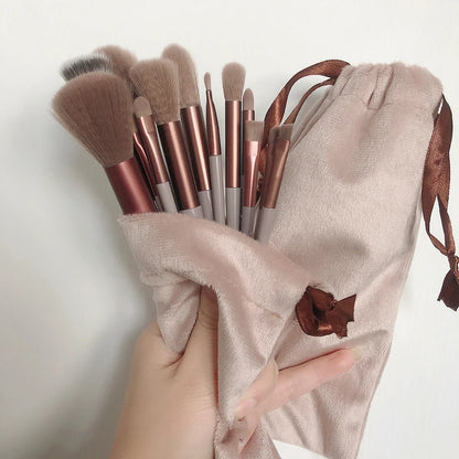 Ultra soft makeup brush set