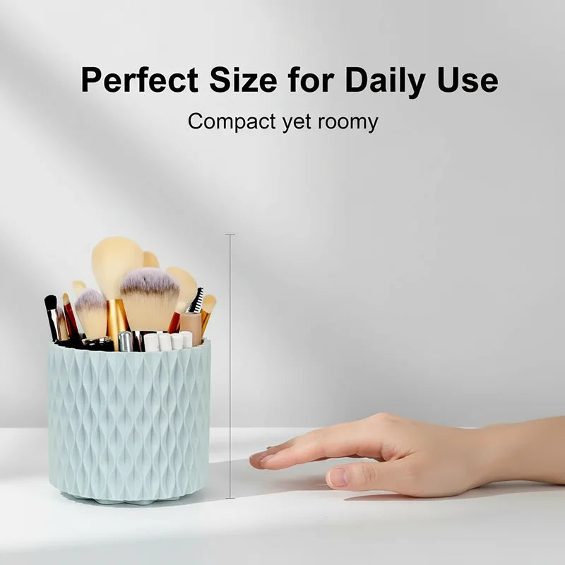 Multi-functional cosmetic storage organizer for desktop and bathroom