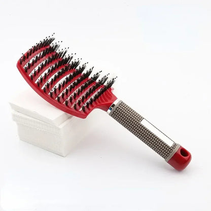 Nylon Detangling Hairbrush for Wet & Curly Hair