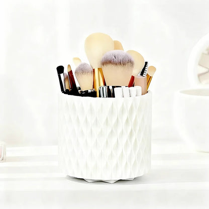 Multi-functional cosmetic storage organizer for desktop and bathroom